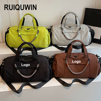 Sac de sport unisexe RUIQUWIN avec logo personnalisé, séparation sec/humide, compartiment à chaussures, sac de natation, sacs de voyage multifonctionnels