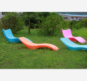 Chaise longue de <span class=keywords><strong>piscine</strong></span>, chaise longue de jardin inclinable, chaise longue blanche pour terrasse de <span class=keywords><strong>piscine</strong></span> - Product Image 4
