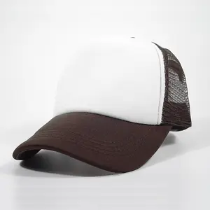 HN0001 Custom 5 Panel Gorras Veracap Sports Blank Foam Baseball Golf Mesh Rope Cap Hat Trucker Hat