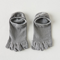 Chaussettes d'été en coton respirant, antibactériennes, écologiques, décontractées, pour yoga et pilates, invisibles, à cinq doigts, à séchage rapide
