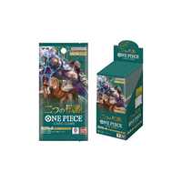 100% Original Sellado OPCG Japonés OP08 Edición Dos Leyendas Caja de Coleccionista Rara Juego de Mesa de Anime Juego de Cartas Portátil Serie