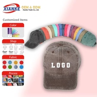 Gorra Trucker de 6 Paneles con Bordado Vintage Lavado al por Mayor OEM XNKY 2026, Gorra de Béisbol con Cierre a Presión de Alta Calidad para Hombre, Logotipo Personalizado