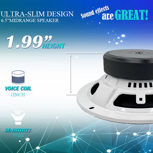 1 Paire de Haut-parleurs de Portière Slim 6,5 Pouces à Haut <span class=keywords><strong>SPL</strong></span> 400W, Nouveauté, pour Système Audio Stéréo de Voiture ou de Camion (2 PIÈCES) - Product Image 3