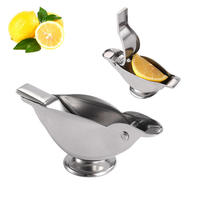 Presse-agrumes manuel en acier inoxydable en forme de poisson, presse-citron, gadget de cuisine