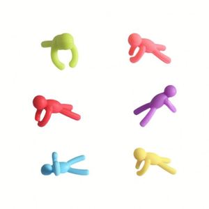Marqueurs de verres à vin en silicone lavables, de qualité alimentaire, en forme mignonne, accessoires pour le vin, vente en gros - Product Image 4