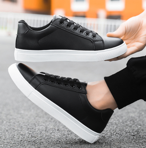 Zapatos Casuales Transpirables para Hombre, Cómodos y Ligeros, con Suela Suave, Color Sólido, Diseño Simple, Corte Bajo, Zapatos Deportivos Casuales - Product Image 2