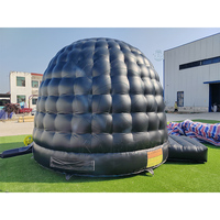 MICO Tente Gonflable Commerciale Personnalisée 5x4m Écologique en PVC pour Fêtes, Discothèque, Château Gonflable LED