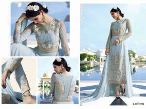 ชุดราตรีซาลวาร์คาเมซสไตล์อินเดียสำหรับงานปัก - Product Image 3