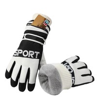 Gants thermiques d'hiver pour hommes et femmes - Gants chauds imperméables et coupe-vent compatibles avec les écrans tactiles pour le temps froid