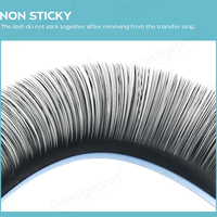 Extension de cils Volume russe c d Curl soie cils individuels brut foncé mat cachemire Volume Extension de cils