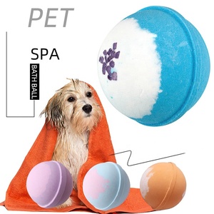 Nouvelles bombes de bain effervescentes OEM ODM pour animaux de compagnie, boules de sel de bain pour le nettoyage et la beauté des chats, boules de bain moussantes pour animaux, boules de sel de bain à explosion - Product Image 3