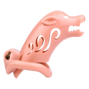 Dispositivo de Castidad Masculino Grande con Forma de Delfín, Jaula para Pene Reutilizable de Resina ABS, Juguete Sexual para Hombres, BDSM, Fetichismo, Bondage, Varios Colores Disponibles - Product Image 4