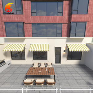 Nuevo producto DUOCAI, <span class=keywords><strong>toldo</strong></span> de aluminio para exteriores con brazo oscilante, <span class=keywords><strong>toldo</strong></span> de ventana decorativo retráctil Manual - Product Image 3