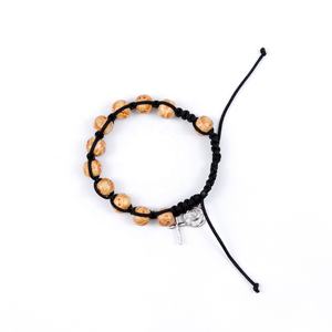 <span class=keywords><strong>Bracelet</strong></span> en <span class=keywords><strong>macramé</strong></span> avec perles en bois, réglable, fait à la main, <span class=keywords><strong>bracelet</strong></span> en corde nouée pour hommes et femmes, bijoux tendance - Product Image 6