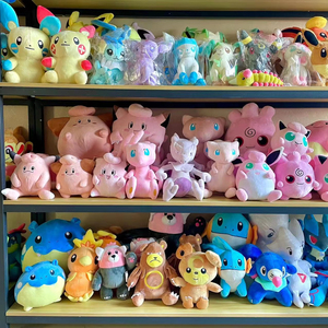 Vente en gros de peluches Pokémon de 8 pouces, mignonnes peluches Pikachu et <span class=keywords><strong>Charmander</strong></span>, jouets en peluche doux pour enfants, cadeau de collection - Product Image 4