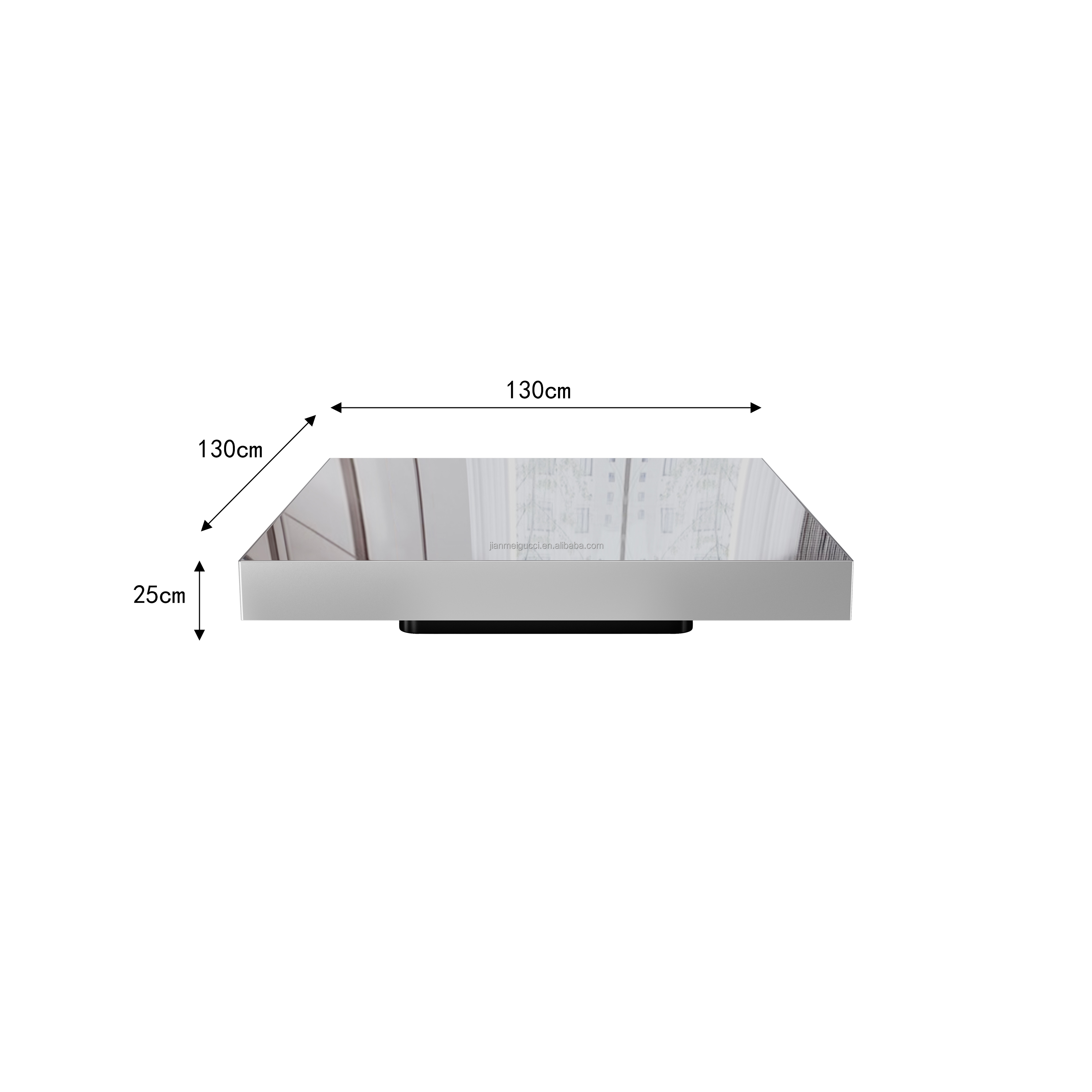 Square coffee table