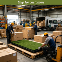 Tapis de golf réaliste antidérapant pour entraînement à domicile, prix de gros direct usine