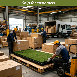 Tapis de <span class=keywords><strong>golf</strong></span> réaliste antidérapant pour entraînement à domicile, prix de gros direct usine - Product Image 6