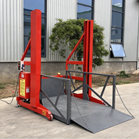 Plateforme de chargement mobile pour conteneurs 2000x3000mm, élévateur hydraulique 3 tonnes avec rampe d'accès de 600mm