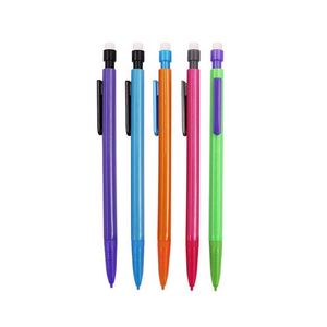 Fournitures scolaires pour étudiants, ensemble de crayons mécaniques automatiques en plastique, gomme, mine rechargeable 0,5/0,7 mm, logo personnalisé - Product Image 3