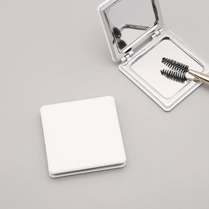 Custom Logo Printing Round <b>Compact</b> <b>Mirror</b> Double Sided Portable Travel <b>Mirror</b> White Leather <b>Mirror</b> Etching for Christmas Gift - Product Image 6