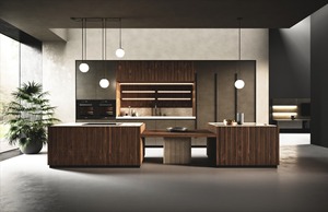 One Stop tradizionale <span class=keywords><strong>in</strong></span> legno massello isole armadio da cucina <span class=keywords><strong>in</strong></span> <span class=keywords><strong>acciaio</strong></span> <span class=keywords><strong>inox</strong></span> lavello eco-friendly sala da pranzo <span class=keywords><strong>mobili</strong></span> <span class=keywords><strong>per</strong></span> appartamento - Product Image 5