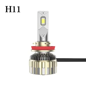 Auto-Scheinwerfer mit Superhelligkeit H7 3570 Chip LED Scheinwerfer 8000 Lumen H3 H4 H11 9005 9006 geeignet für alle Fahrzeuge