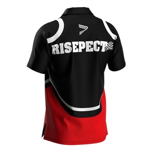 เสื้อเจอร์ซีย์แข่งรถแขนสั้นคุณภาพสูง เสื้อเชิ้ตผ้าแฟลนเนลสำหรับขี่มอเตอร์ไซค์ เสื้อโปโลบุฟองน้ำพร้อมไฟเลี้ยว - Product Image 4