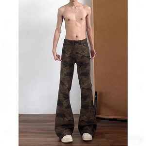 Jeans Retro de Camuflaje para Hombre, Elegantes y de Moda, Pantalones Micro Pull-Up - Product Image 1