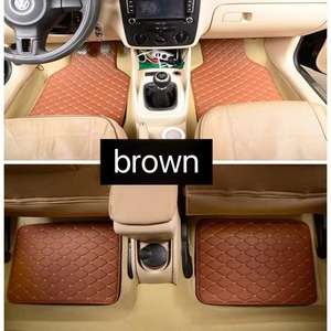 Universal <strong>Jaguar</strong> Compatible Full Set 3-Piece Luxury Leather Waterproof Wear-resistant Environmental Protection <strong>Car</strong> <strong>Mats</strong> - Product Image 6