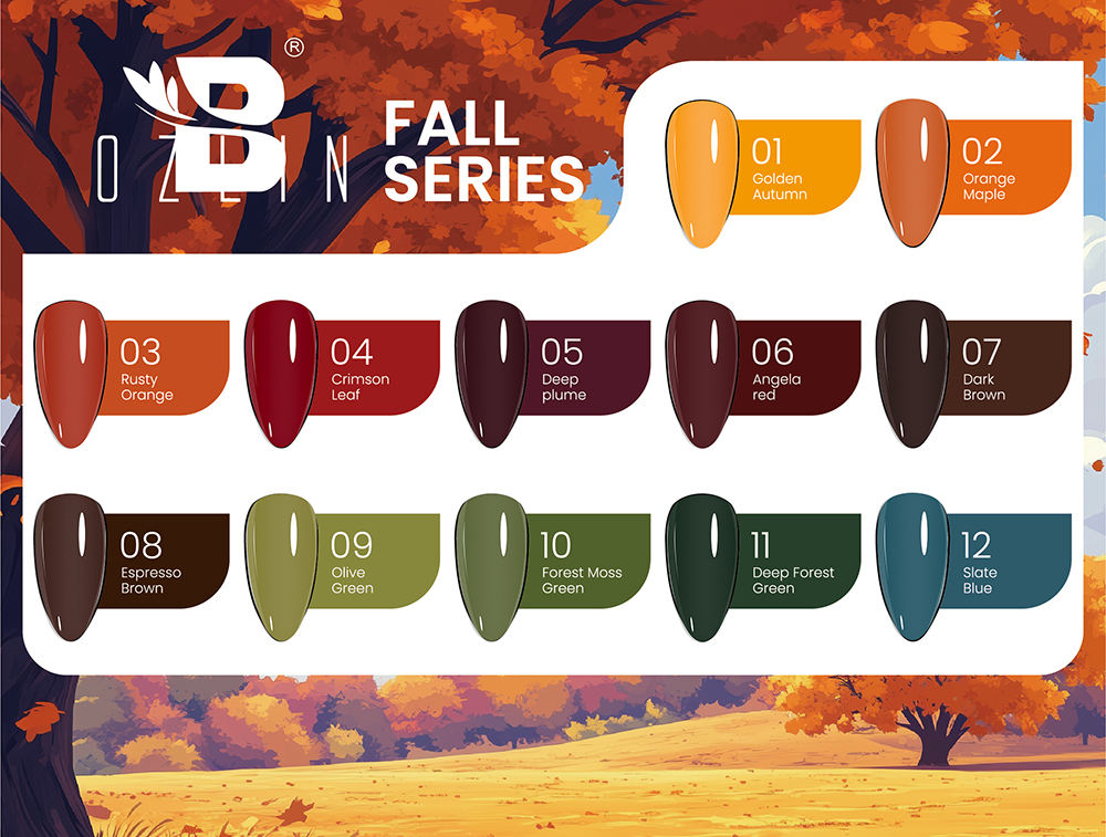 Échantillon gratuit de 6 pièces - Collection Automne