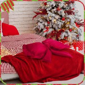 قوس أحمر كبير لعيد الميلاد ، محشو للوسادة ، أريكة عطلة ، ديكورات المنزل - Product Image 5