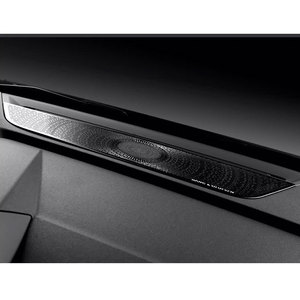 Parti interne automobilistiche in acciaio inossidabile OEM per 2021 <span class=keywords><strong>Audi</strong></span> <span class=keywords><strong>A3</strong></span> pannello frontale copertura altoparlante centrale paillettes Decorative - Product Image 3