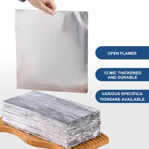 Food Grade Aluminum Pop up Foil Sheets Aluminum Foil Paper Sheet Supplier Foil  Sheets For Food - AliExpress