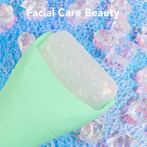 Soins personnels et beauté réutilisable visage roulant outil de Massage gel oeil rouleau facial glace rouleau thérapie pour la peau et le cou