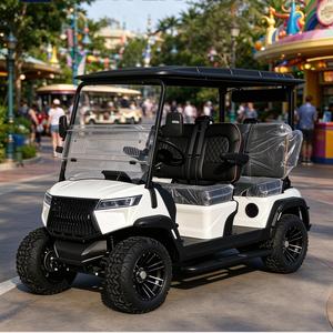 Carrito de Golf Eléctrico Todoterreno de 4 Plazas, Buggy de Golf de Litio con Suspensión Independiente, Neumáticos Todoterreno de 12-14 Pulgadas y Color Personalizado - Product Image 1