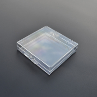 Transparente Kleine Spritzgegossene Klare Kunststoff-PS-Box Faltbare Plastikbox