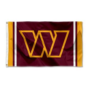 Comandantes de Washington 3x5ft personalizado para NFLteams Banner Bandera de Mascota de poliéster de alta calidad para fiestas de estadio y puerta trasera Digital - Product Image 1