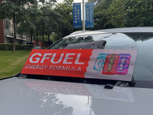 MDS hiển thị HD quảng cáo di động xe buýt dẫn Màn hình 4G Wifi siêu trong suốt rộng Volt điện phía sau cửa sổ quảng cáo dẫn hiển thị - Product Image 2