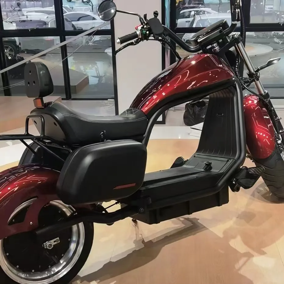 2023 bán chạy nhất dành cho người lớn 3000W 45Ah phía trước và phía sau đĩa thủy lực phanh xe máy điện Scooter chất béo lốp E Chopper