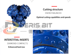 2024 Novo IADC 537 tamanho 4 7/8 5 polegadas rolo de perfuração de rocha Piloto bit TCI inserir tricone água bem brocas - Product Image 2