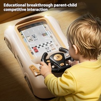 Jouet de conduite pour enfants MILI, volant électronique, simulation de véhicule, jeu d'aventure avec effets sonores et musicaux pour enfants