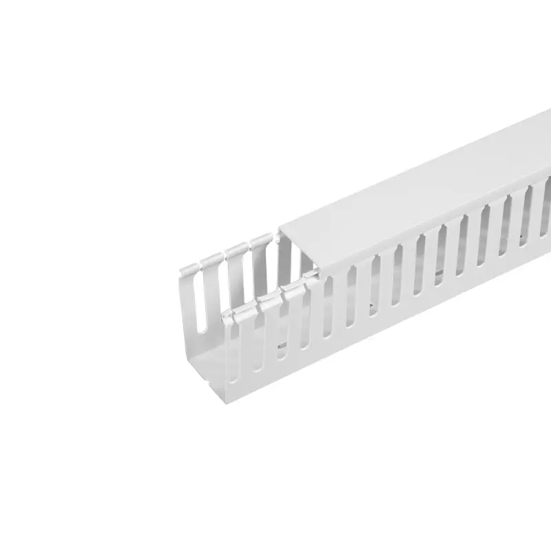 150X100mm Hot sale Cheap Plastic Cable Duct PVC Trunking Installation Guide China Manufacturer