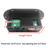 Carte d'amplification de subwoofer classe D A8 25W 12V 24V 220V avec filtre de basses
