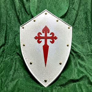 Placa Metálica Plana con Emblema de Cruz Roja Pintado, Decoración Coleccionable Artística - Product Image 2