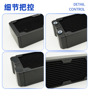 หม้อน้ำทองแดง Yingbo 360 มม. หนา 60 มม. ระบบระบายความร้อนด้วยน้ำ สำหรับพัดลมขนาด 12 ซม. อัพเกรดเคสคอมพิวเตอร์ - Product Image 4