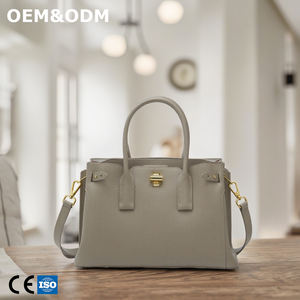 3410 K Custom Luxury Classic Portable Ladies Tote <strong>Bags</strong> Genuine Leather Durable Crossbody Handbags Polyester Lining for Women - Product Image 1