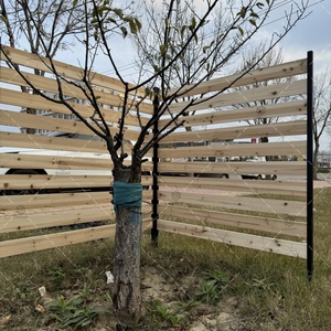 Haman fa piccole recinzioni in <span class=keywords><strong>legno</strong></span> che possono essere utilizzate per coperture di aria condizionata, muri del cortile e recinzioni per alberi - Product Image 3