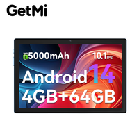 Tablet GetMi 10 Inci Dual Sim 4G, PC Tablet Android 13.0, RAM 4GB, Memori 32GB