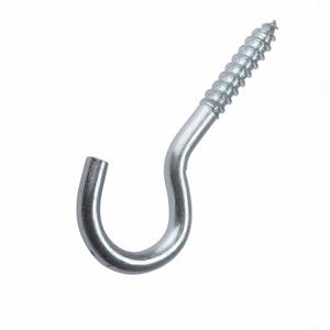 M4 * 50mm Kohlenstoffs tahl Fragezeichen geformte offene Augen schraube Ösen haken Typ selbst schneidende Schraube - Product Image 3